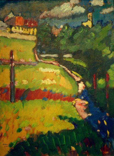 Study for Church in Murnau by Wassily Kandinsky
